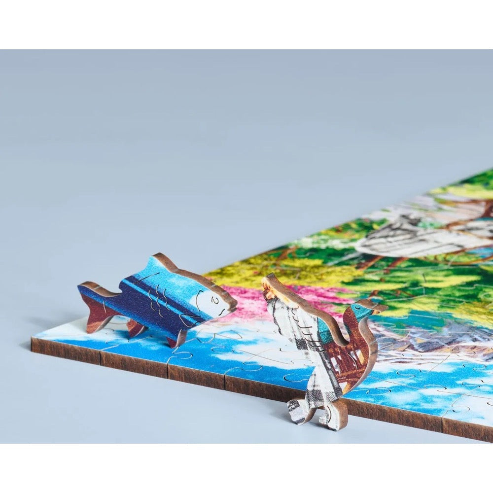 Wentworth Blossom Cabin 40pc Wooden Jigsaw Puzzle