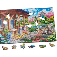 Wentworth Blossom Cabin 40pc Wooden Jigsaw Puzzle