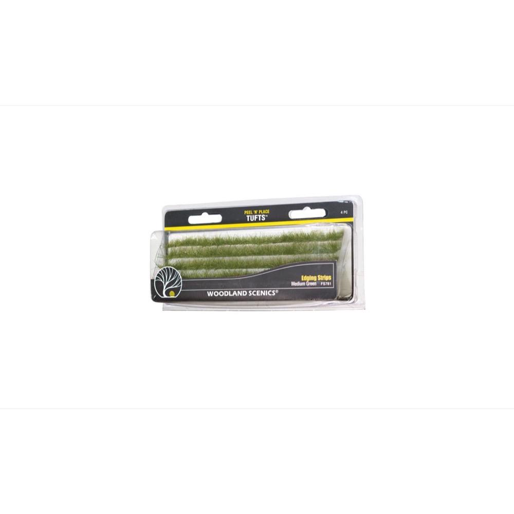 Woodland Scenics WFS781 Dark Green Edging Strips