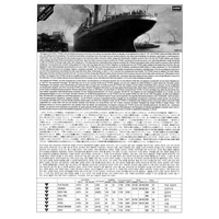 Academy 14214 1/700 Titanic Ship Passenger RMS Coloured