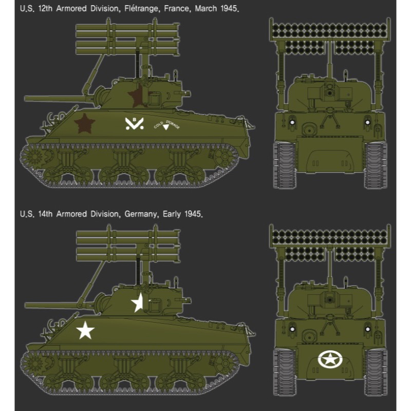 Academy 13294 1/35 M4A3 Sherman with T34 (Calliope)