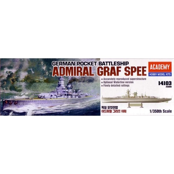 Academy 14103 1/350 Admiral Graf Spee