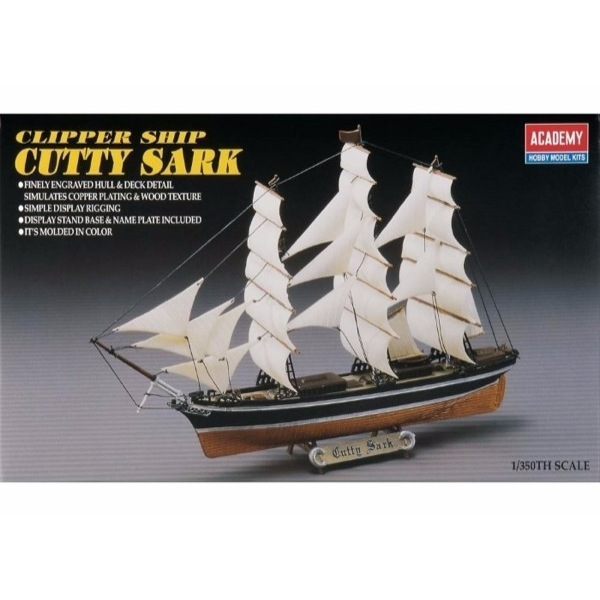 Academy 14110 1/350 Ship Cutty Sark 1406 Plastic Model Kit