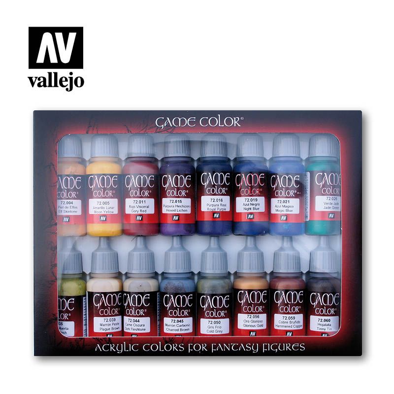 Vallejo 72298 17ml Game Color Advanced Set