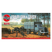 Airfix A02315V 1/76 Vintage Classics Opel Blitz and PAK 40 Gun