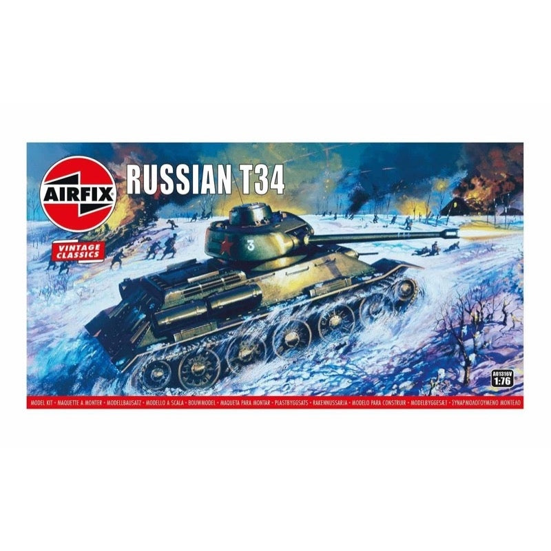 Airfix A01316V 1/76 Vintage Classics Russian T-34 Tank