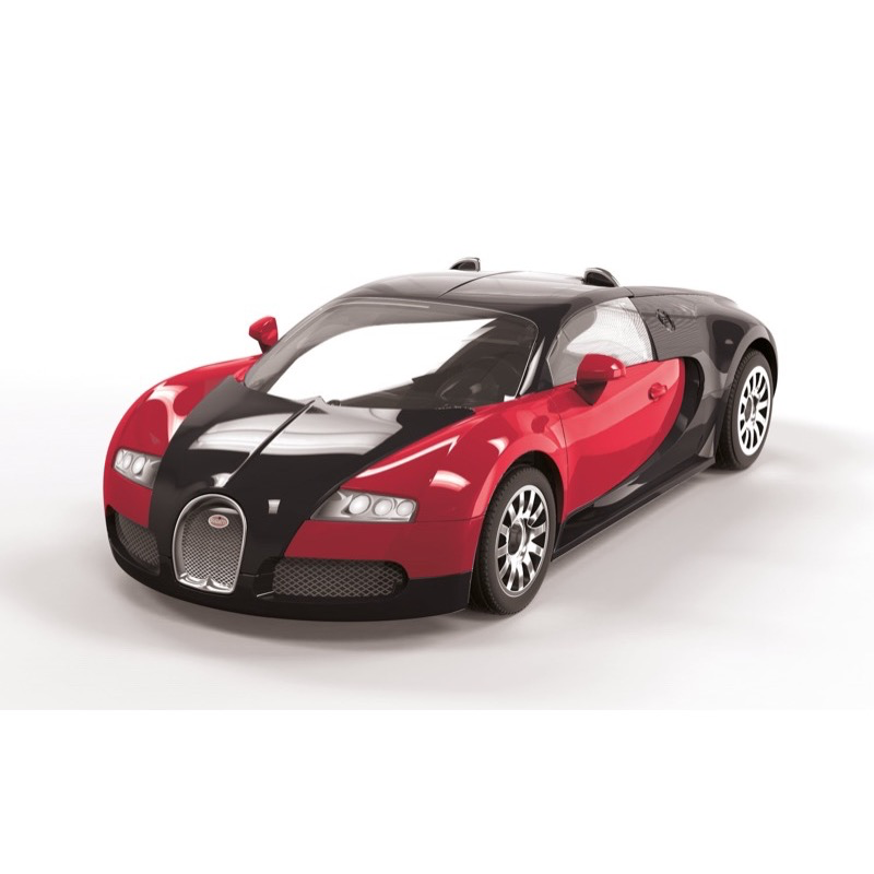 Airfix J6020 QuickBuild Bugatti Veyron Black and Red