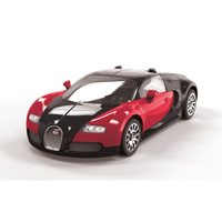 Airfix J6020 QuickBuild Bugatti Veyron Black and Red