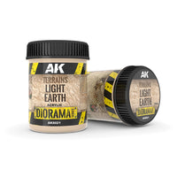 AK Interactive AK8021 Terrains Light Earth 250ml (Acrylic)
