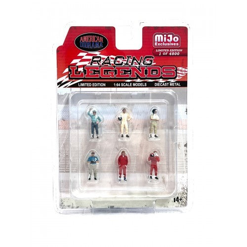 American Dioramas 1/64 Racing Legends 1 Figure Set