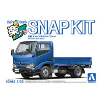 Aoshima 006723 1/32 Snap Hino Dutro Truck Blue