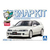Aoshima 006937 1/32 Snap Honda DC2 Integra Type R Championship White