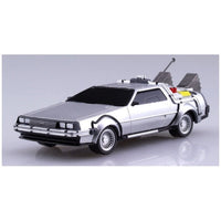 Aoshima A005475 1/43 Back To The Future Pullback Delorean From Part I
