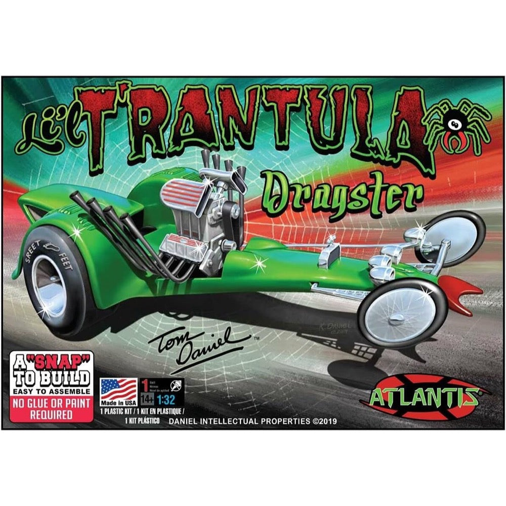 Atlantis 1/32 Snap Lil Trantula Tom Daniel Model Kit