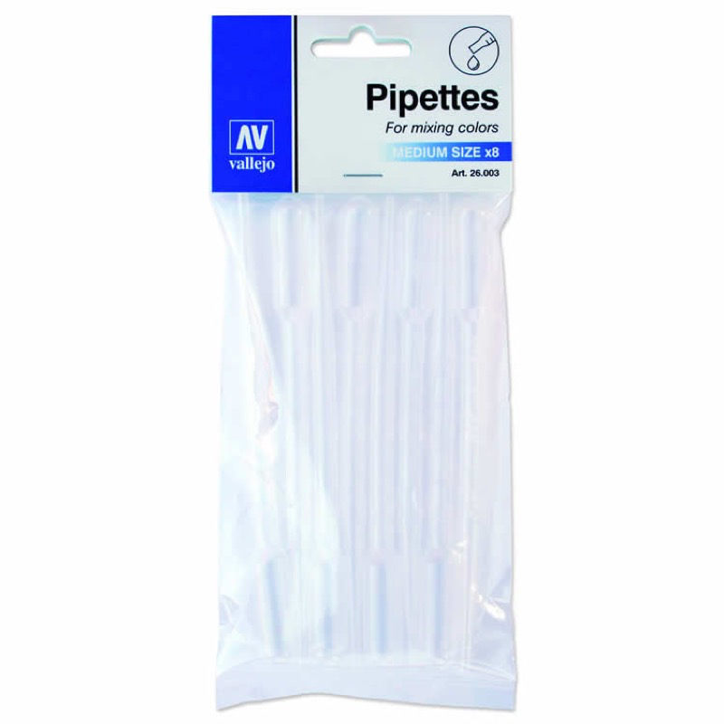 Vallejo 26003 Pipettes Medium Size 8pc