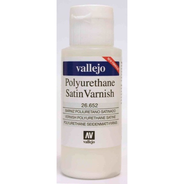 Vallejo 26652 Polyurethane Satin Varnish 60mL