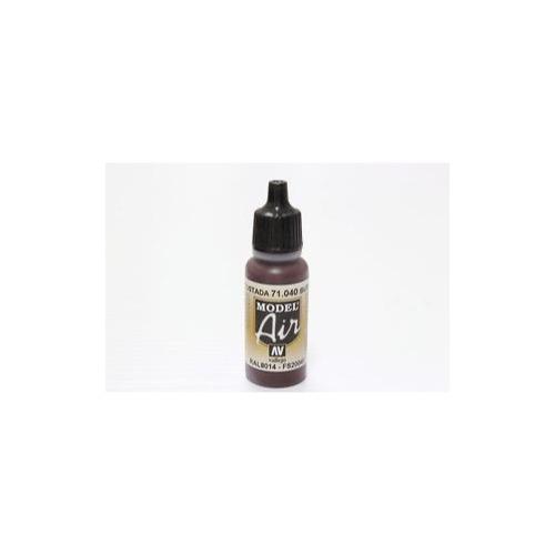 Vallejo 71040 Model Air 40 17ml Burnt Umber Paint