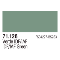 Vallejo 71126 Model Air IDF Green 17 ml Acrylic Airbrush Paint