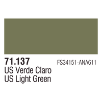 Vallejo 71137 Model Air US Light Green 17ml