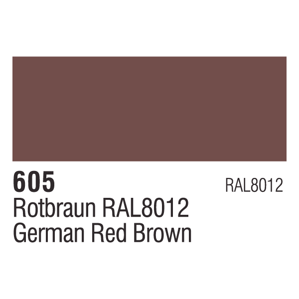 Vallejo 73605 Primer Poly-Urethane 60ml Rotbraun RAL8012