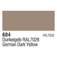 Vallejo 74604 Acrylic Surface Primer 200ml Dunkelgelb