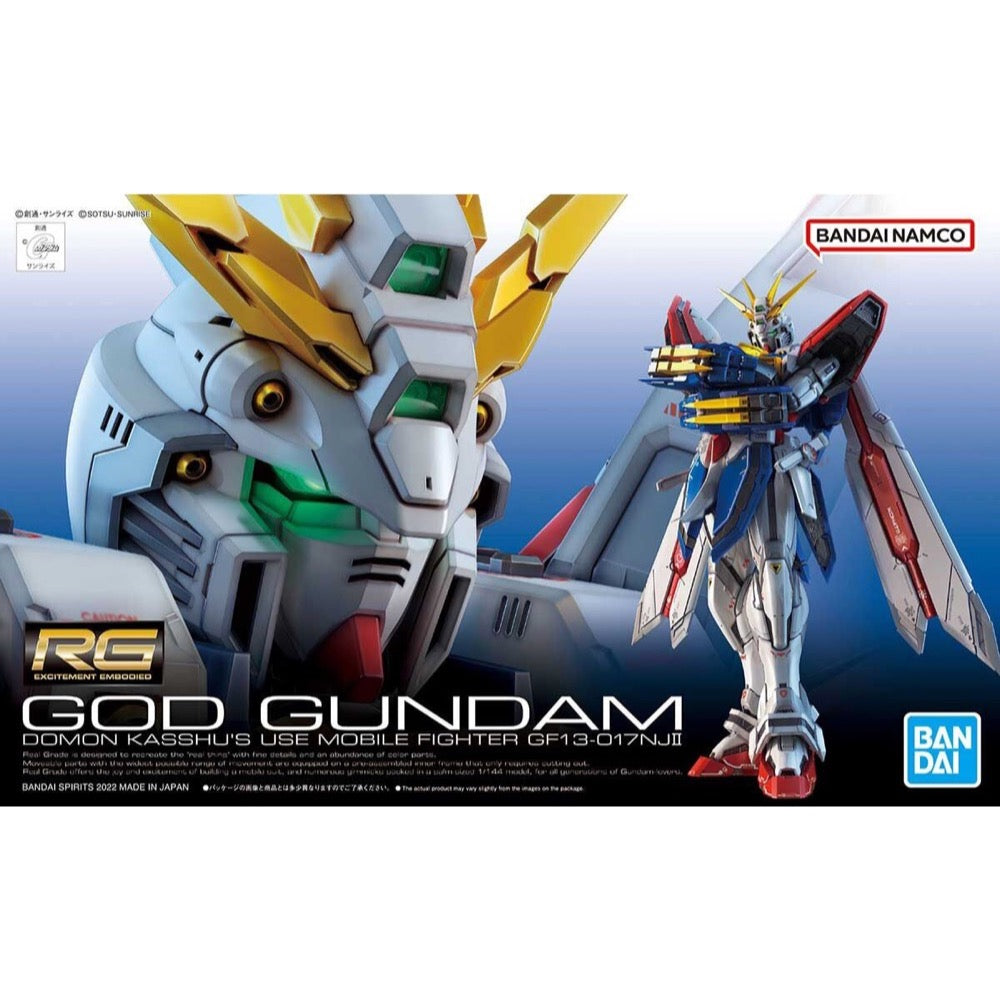 Bandai 5063358 RG 1/144 God Gundam Mobile Fighter G Gundam