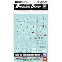 Bandai Gundam Decal 119 Mobile Suit Gundam The Origin Multiuse 3
