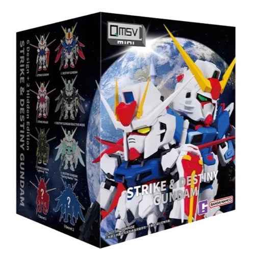 Bandai QMSV Mini Strike Freedom Gundam & Destiny Gundam