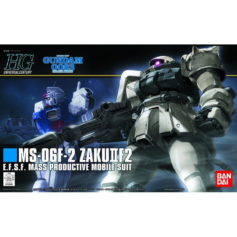 Bandai 0162048 HGUC 1/144 F2-Zaku Earth Fed. Type Gundam |  Hobbies Online