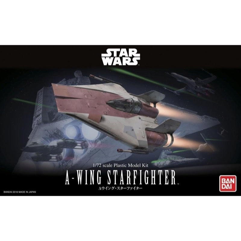 Bandai 5063827 Star Wars 1/72 A-Wing Starfighter |  Hobbies Online