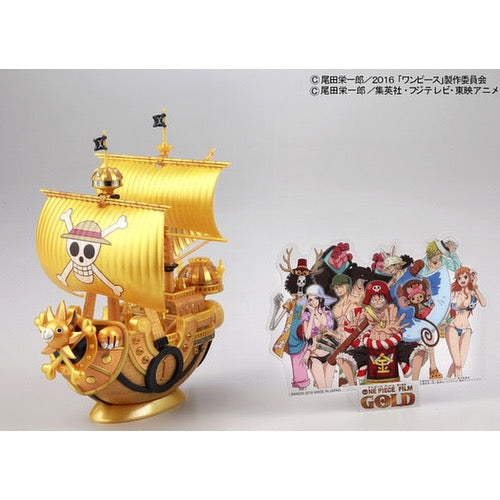 Bandai 50557211 Thousand Sunny Commemorative Color Film Gold Version One Piece Grand Ship Collection |  Hobbies Online