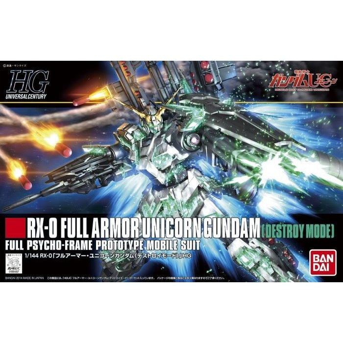 Bandai 5058005 HGUC 1/144 Full Armor Unicorn Destroy Mode Gundam UC |  Hobbies Online
