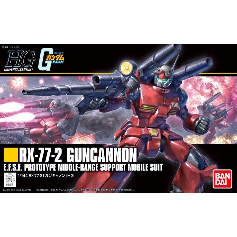 Bandai 5057402 HGUC 1/144 RX-77-2 Guncannon Gundam |  Hobbies Online