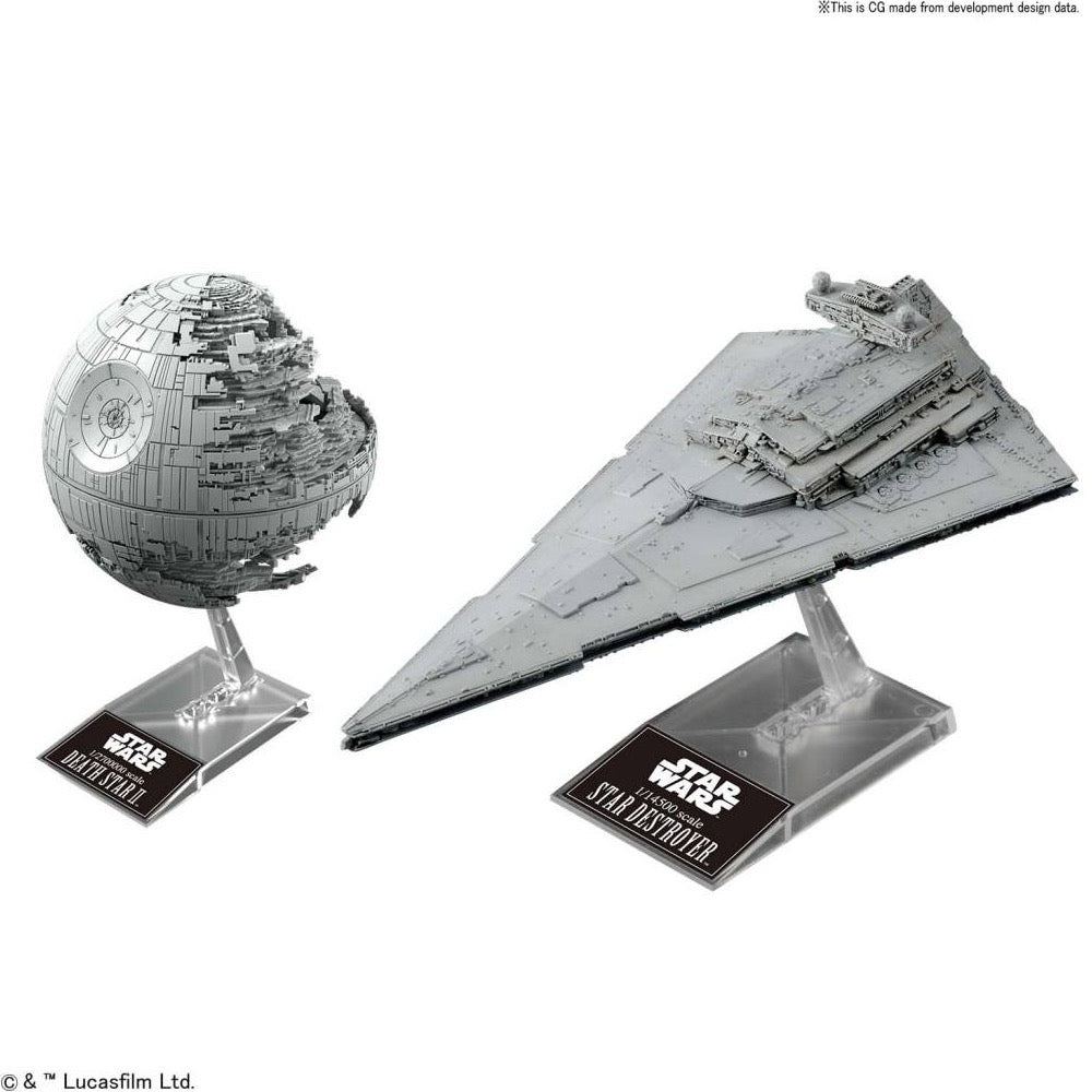 Bandai 0230358 Star Wars Death Star II & Star Destroyer 4573102638526