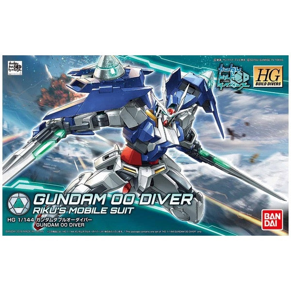 Bandai 5067218 HG 1/144 Gundam 00 Diver Gundam Build Fighters