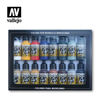 Vallejo 71178 Model Air Basic Colors 16 Color Set