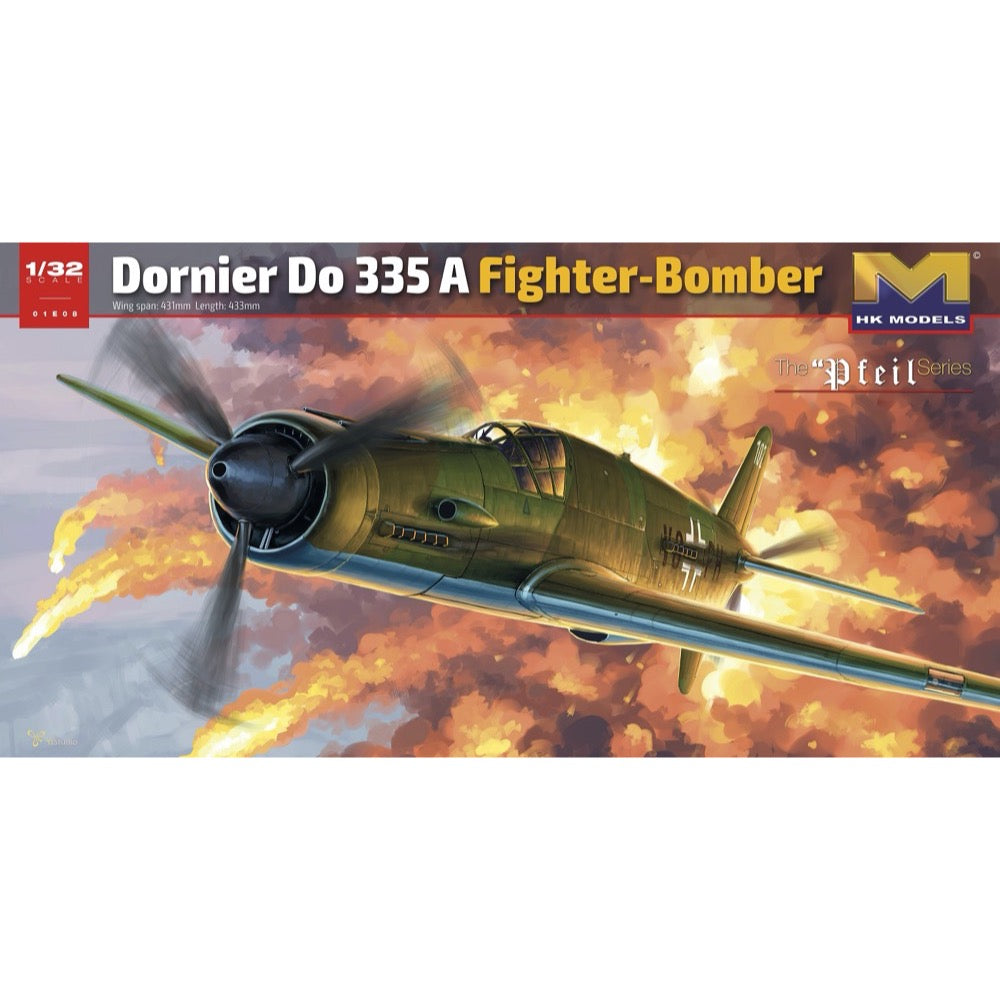 Hong Kong Models 01E08 1/32 Dornier Do-335 Fighter Bomber 4897041570090