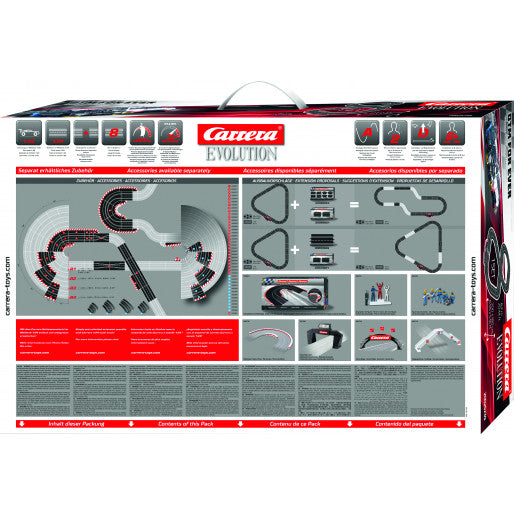 Carrera 25239 Evolution 132 DTM For Ever Slot Car Set