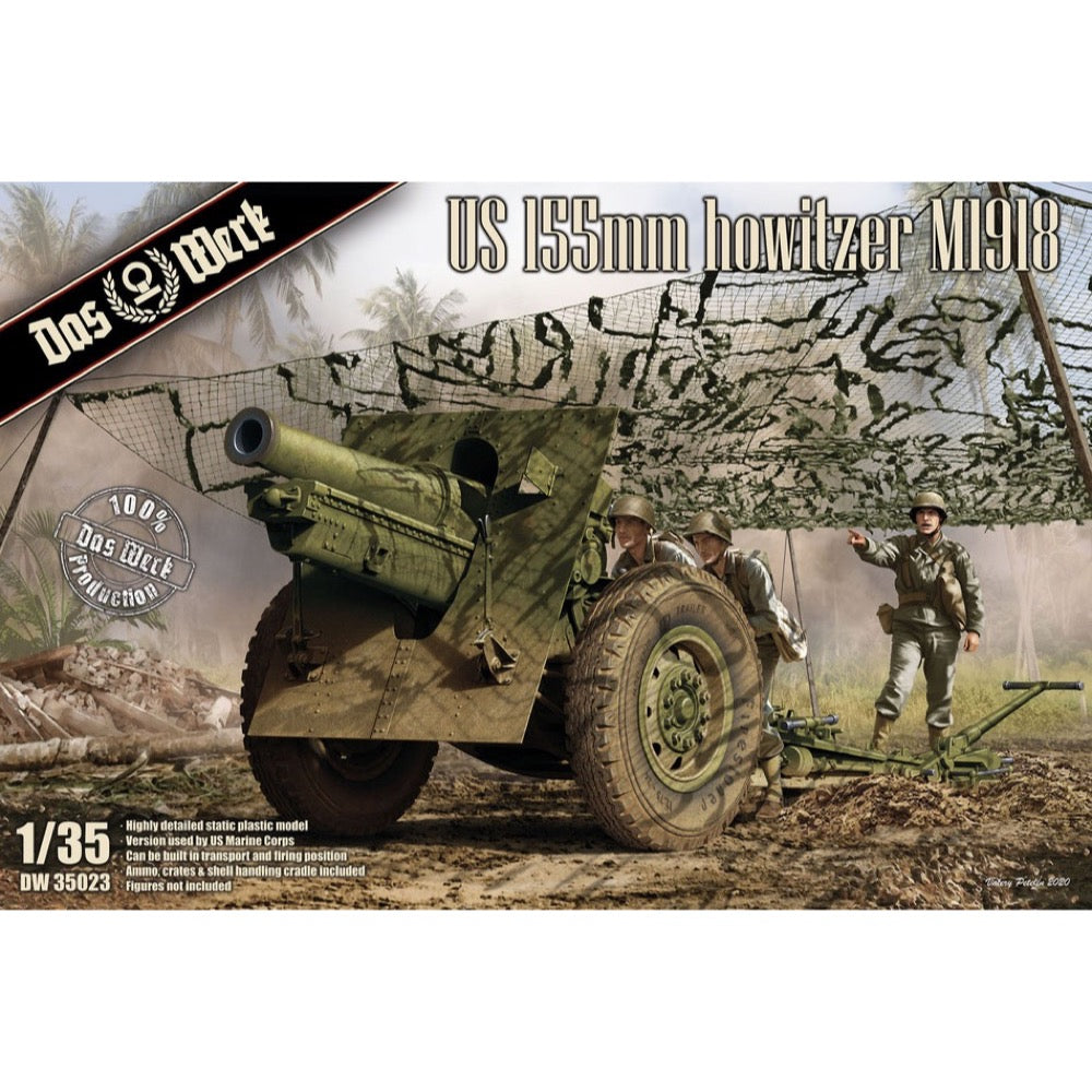 Das Werk 35023 1/35 US 155mm Howitzer M1918