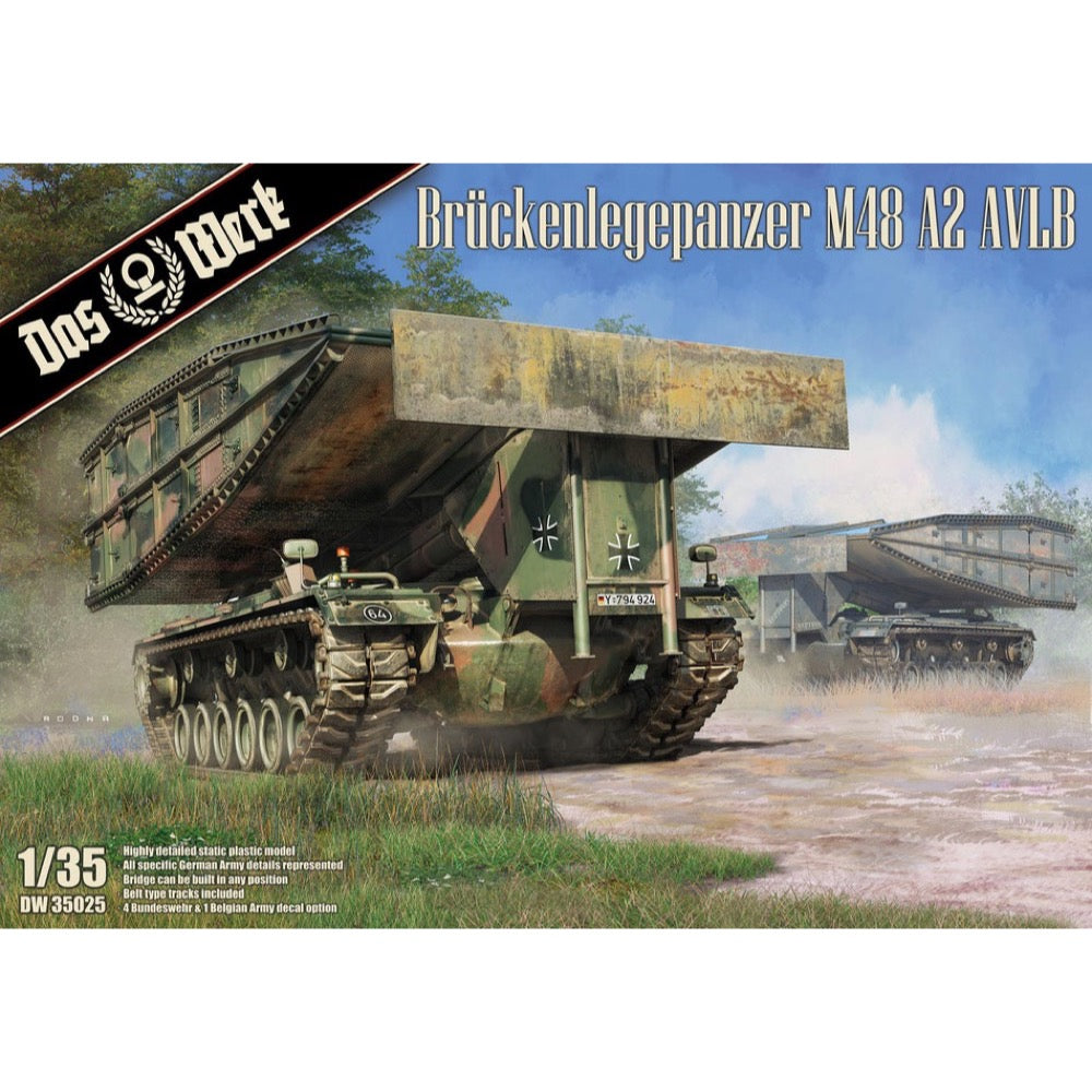 Das Werk 35025 1/35 Bruckenlegepanzer M48 A2 AVLB