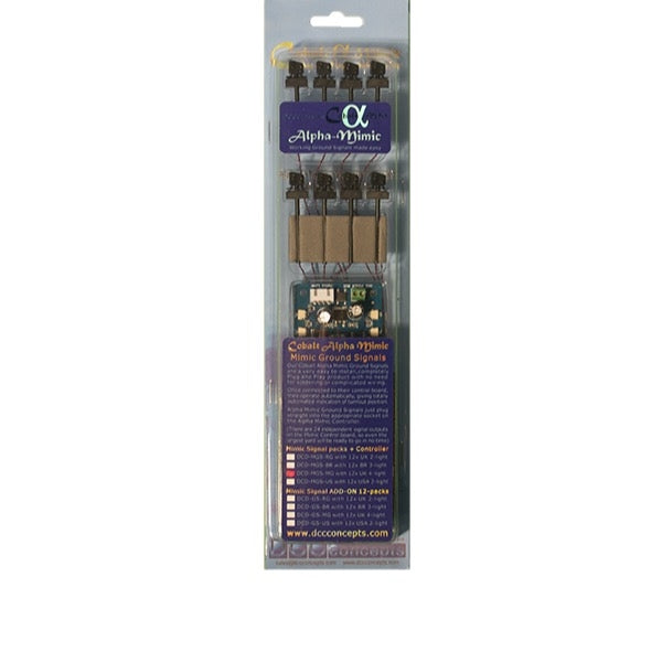 DCC Concepts DCD-MGS-MG OO 12 x 4-Light UK Modern Ground Signal with Mimic Board