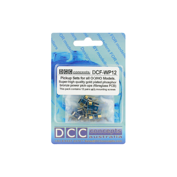 DCC Concepts DCF-WP12 Wiper Pickups 12 Pack | Metro Hobbies