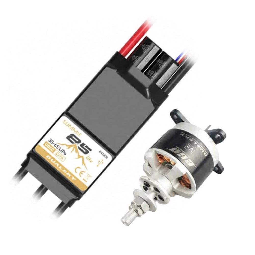 Dualsky 70E Tuning Combo with 4120C V2 500kv Motor and Summit Lite 85A ESC