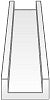 Evergreen 00265 Styrene Channel .156in/4.0mm 14in/35cm - 4