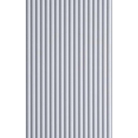 Evergreen 4529 White Styrene Metal Siding Sheet 0.100 x 6 x 12in / 2.5mm x 15cm x 30cm - 1