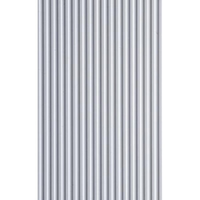 Evergreen 4530 White Styrene Corrugated Metal Siding .125in/ 3.2mm Groove .045in/1.13mm Rib