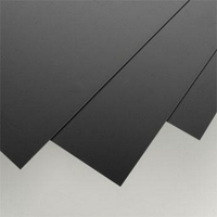 Evergreen 09514 Styrene Black Sheets .030in/0.75mm - 6inx12in(x2)