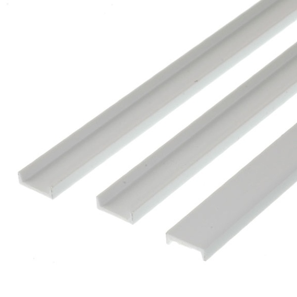 Evergreen 00266 Styrene Channel .188in/4.8mm 14in/35cm - 3