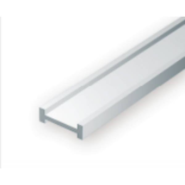 Evergreen 00277 Styrene I-Beam .250 in/ 6.3mm 14in/35cm - 2 - Metro Hobbies