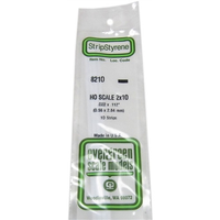Evergreen 08210 Styrene Strip 0.022 x 0.122 x 14